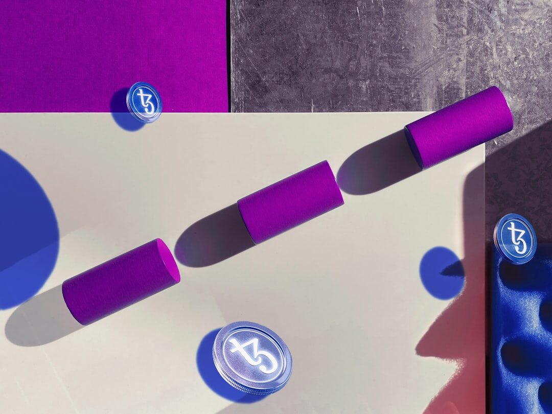 Blockchain digital ledger concept visualization
